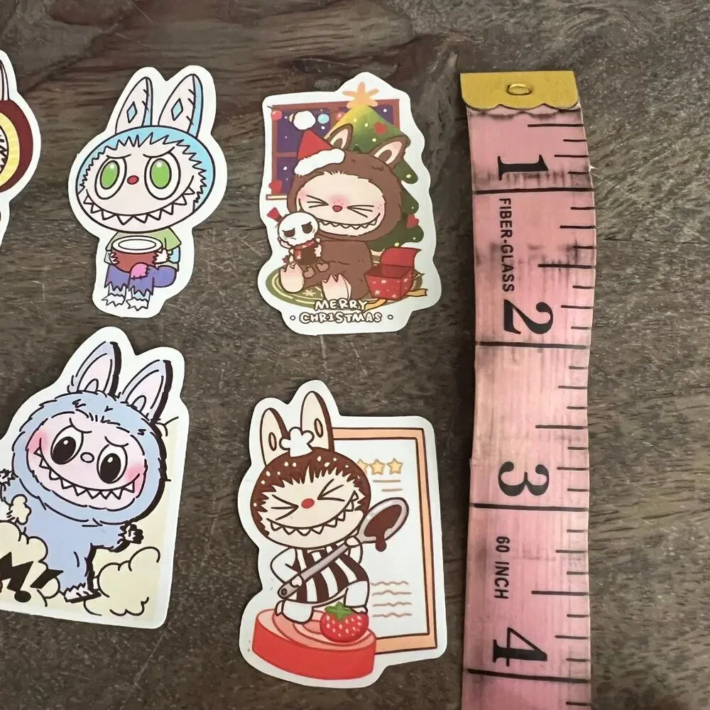 🍭6/$30 Set of 10 Little Monster Stickers - Perfect for a Labubu Lover
